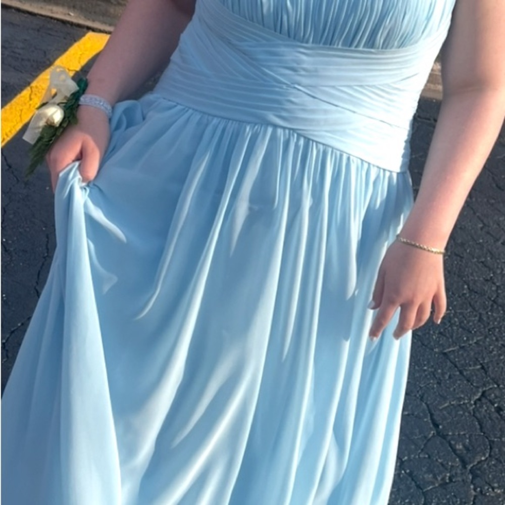 JJ’s House A-line chiffon/tulle dress